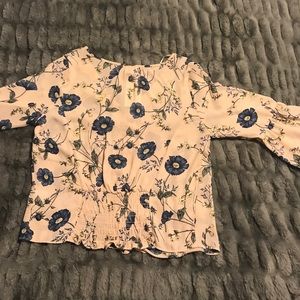 Sienna Sky Lightweight Floral Blouse NWT